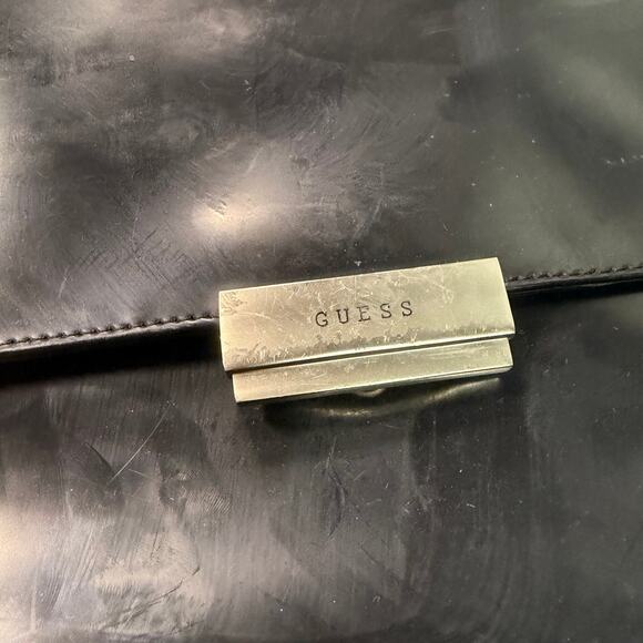 Guess Sleek Black Mini Backpack